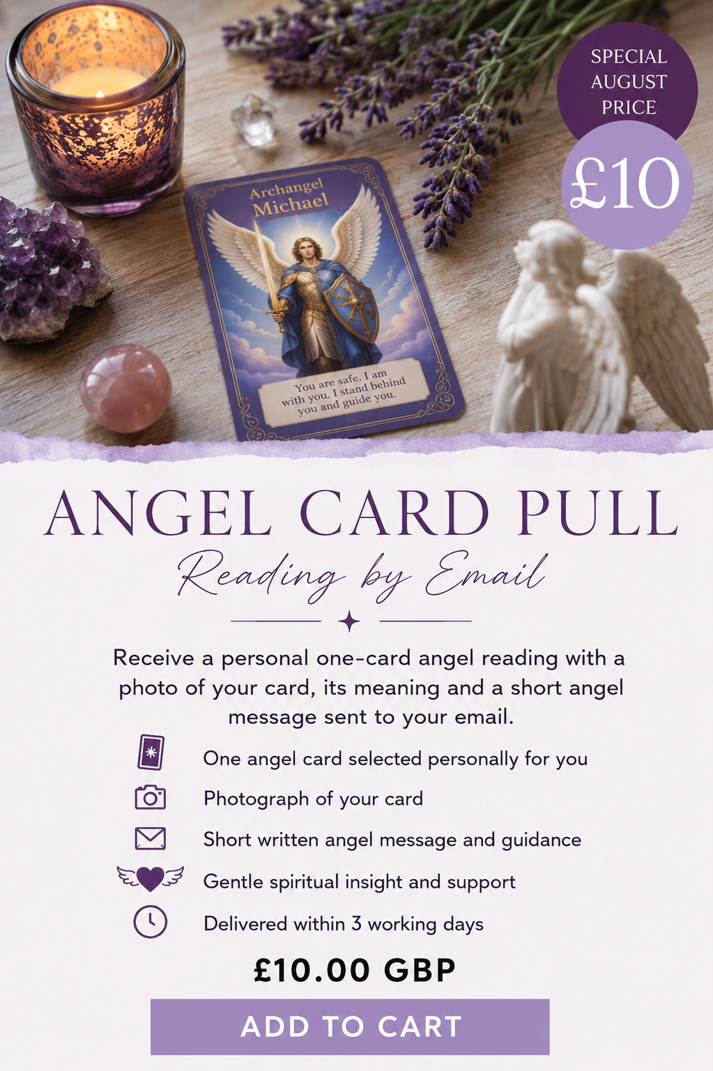 Angel Card Pull by Email - £10 August Special